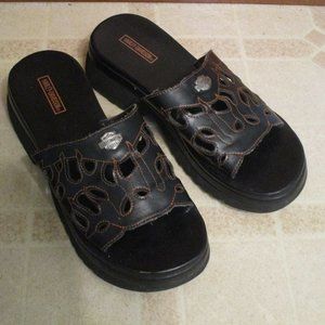 Women's Harley-Davidson Leather Sandals Size 9